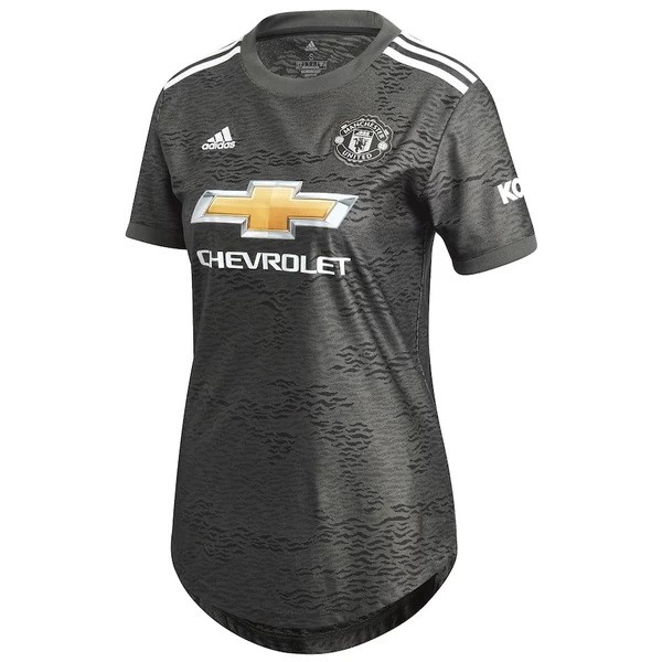 Camiseta Manchester United Segunda Mujer 2020-2021 Negro